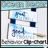 Ocean Theme Classroom Decor Behavior Clip Chart - Calm Und
