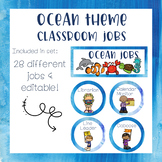 Ocean Theme - Classroom Jobs
