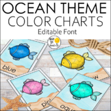 Ocean Theme Color Posters - Ocean Theme Classroom Decor