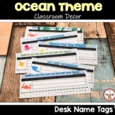 Ocean Theme Classroom Decor Desk Name Tags
