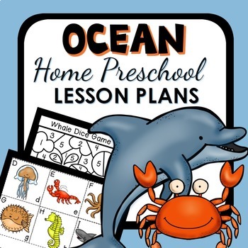 Ocean Theme Home Preschool Lesson Plans by ECEducation101 | TpT