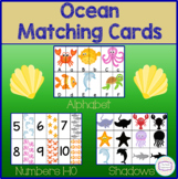 Ocean Matching Cards – Letters, Numbers & Shadows