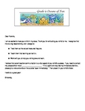 Ocean Theme Parent Packet for Back to School Night