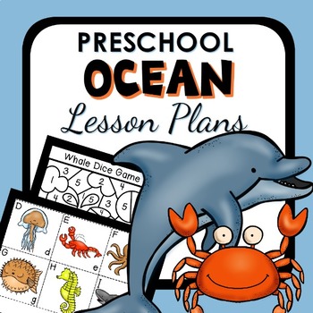 Preview of Ocean Theme Preschool Lesson Plans