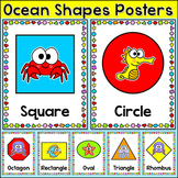 Under the Sea Editable Shapes Posters - Ocean Theme Classr