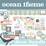 Ocean Theme Under The Sea Classroom Decor Bundle Calm Wate