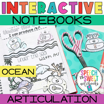 Preview of Summer Speech Therapy Activities | Ocean Themed Articulation | End of Year