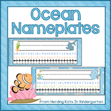 Ocean Themed Name Tags