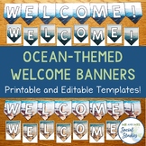 Ocean Themed Printable Welcome Banner | Ocean Theme Bullet