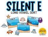 Ocean Themed - Silent E - Vowel Sort - Center - Game