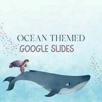 Preview of Ocean Themed Template for Google Slides, Virtual, Presentations, Slide Shows