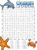 Ocean Themed Word Search