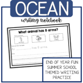 Ocean Themed Writing Notebook | Extended School Year (ESY)