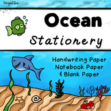 Ocean Themed Writing Paper Stationery