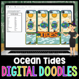 Ocean Tides Digital Doodles | Science Digital Doodles for 