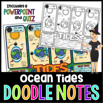Preview of Ocean Tides Doodle Notes | Science Doodle Notes