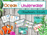 Ocean & Under Water EDITABLE Classroom Decor Kit