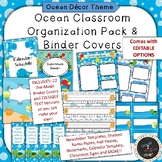 Ocean Under the Sea Binder Covers and Classroom Organization Pack