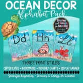 Ocean Alphabet Posters - Classroom Decor