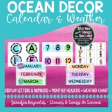 Ocean Calendar and Weather Set - Classroom Decor