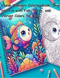 Ocean Wonders Coloring Book: Dive into Fun with Fish, Fact