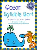 Ocean Words Syllable Sort