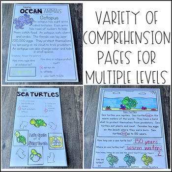 ocean worksheets and printables distance learning by kindergarten rocks