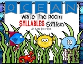 Ocean Write the Room - Syllables Edition