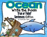 Ocean Write the Room - True or False Sentences Edition