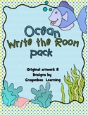 Ocean Write the Room - Writing Activities - Distance Learning