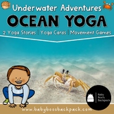 Ocean Yoga Story & Yoga Cards | Ocean Circle Time Games & 