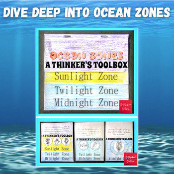 Preview of Ocean Zones Activities & Mini Book Reader