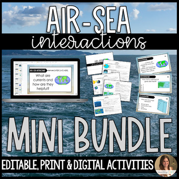 Preview of Ocean and Atmospheric Circulation Unit Bundle - Lessons, Activities & More!
