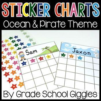 Pirate Sticker Chart