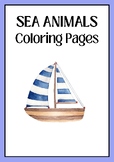 Ocean and Sea Animal Coloring Pages/Coloring Book