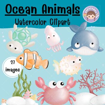 Preview of Ocean animals Clipart