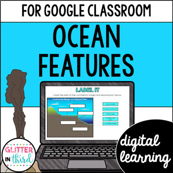 Preview of Ocean floor features activities Google Classroom