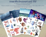 Ocean life storyboard pack PDF - Perfect unit study support