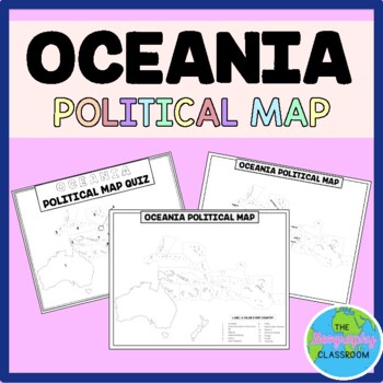 Preview of Oceania / Australia Political Map