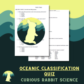Preview of Oceanic Classification Quiz