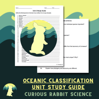 Preview of Oceanic Classification Study Guide