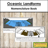 Types of Oceanic Landforms Book - Montessori Nomenclature