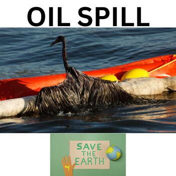 Preview of Oceanography Oil Spill Cleanup Earth Day Lesson for Middle School Students