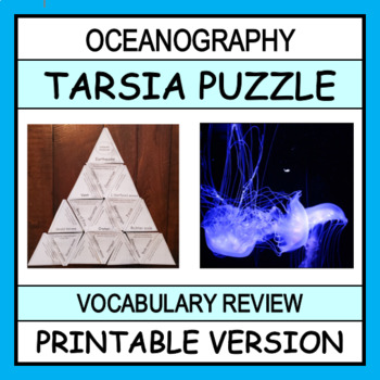 Preview of Oceanography TARSIA Puzzle | Print, Cut & Ready to Go