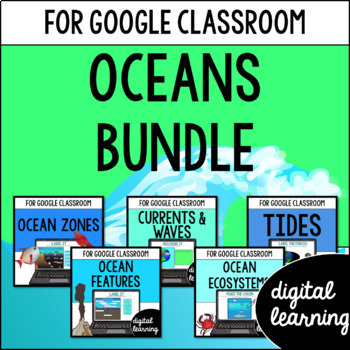 Preview of Oceans Activities for Google Classroom Digital