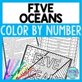 Oceans Color by Number, Reading Passage and Text Marking