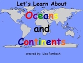 Oceans & Continents Social Studies SmartBoard Lesson Prima