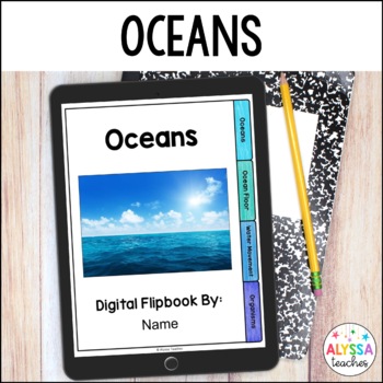 Preview of Oceans Digital Flip Book (SOL 4.7)