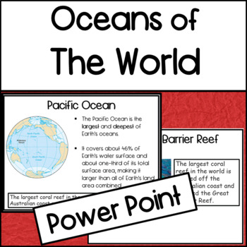 Oceans Power Point by Meaningful Teaching | TPT