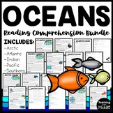 Oceans Reading Comprehension Bundle Artic Atlantic Indian 